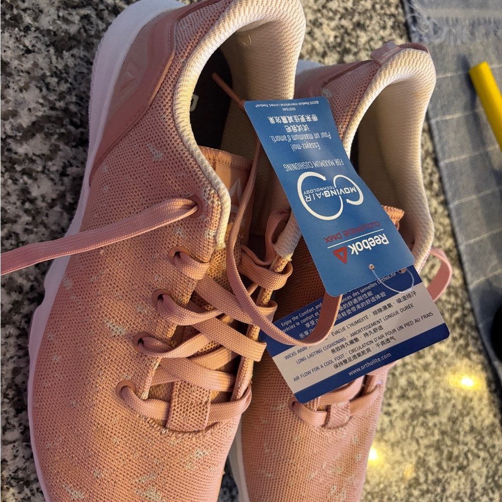 Reebok Pink Sneakers Minimalist Design